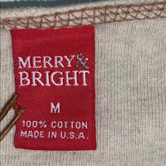 🎄Christmas 3/4 Sleeved Shirt; Medium🎅🏼 - Picture 6 of 9